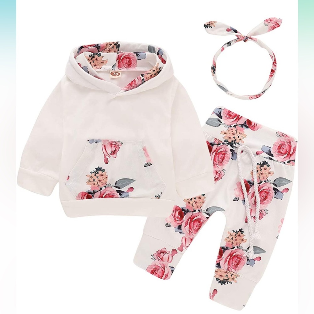 3 piece fall winter outfit set, hoodie sweatpants